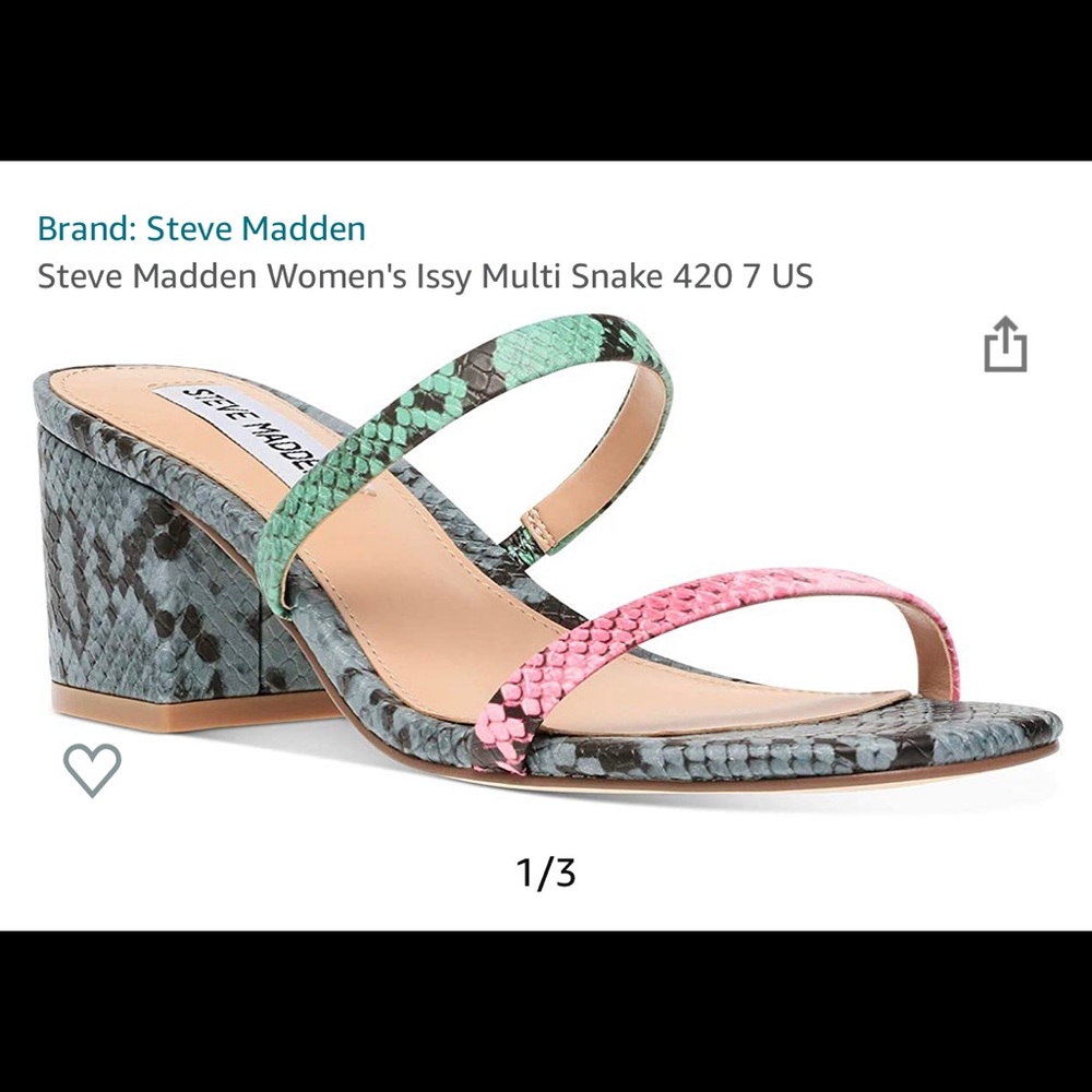 Issy multi snake heels